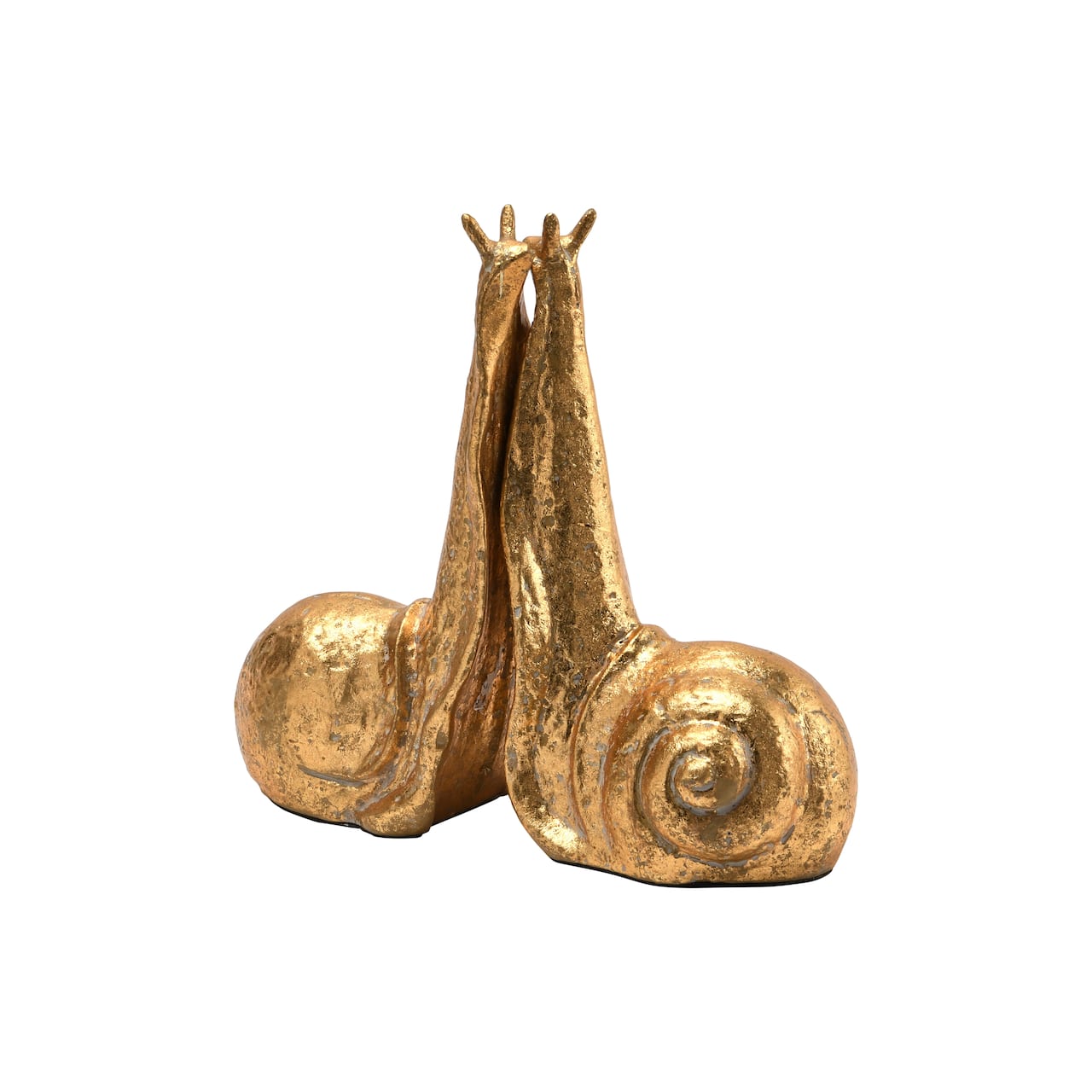 Hello Honey® 9" Gold Iron Snail Bookends Set
